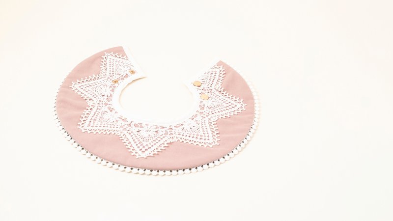 Handmade by Mina【AGF系列】爱丽丝梦游仙境女宝宝360旋转围兜 - 围嘴/口水巾 - 棉．麻 多色