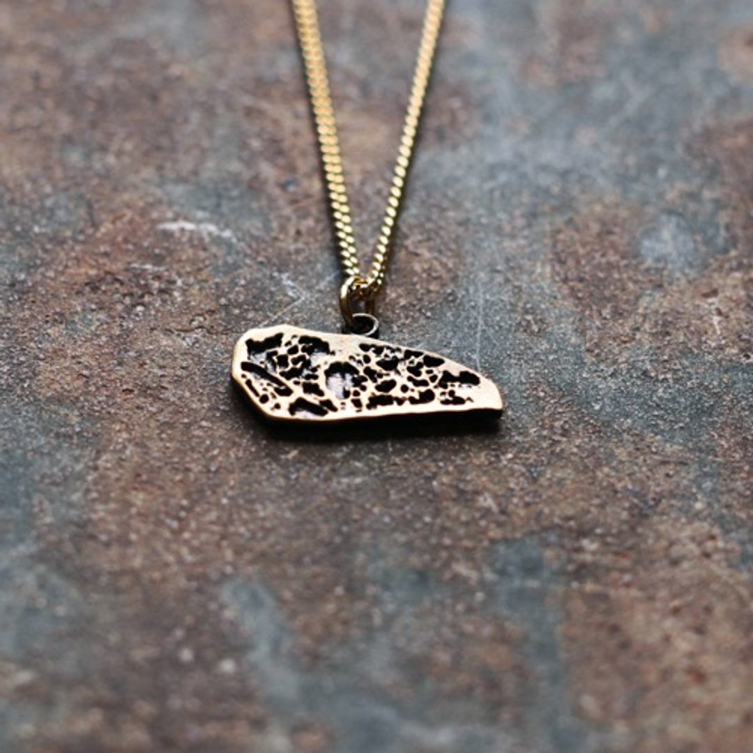 Sirloin necklace N307 - 项链 - 其他金属 金色