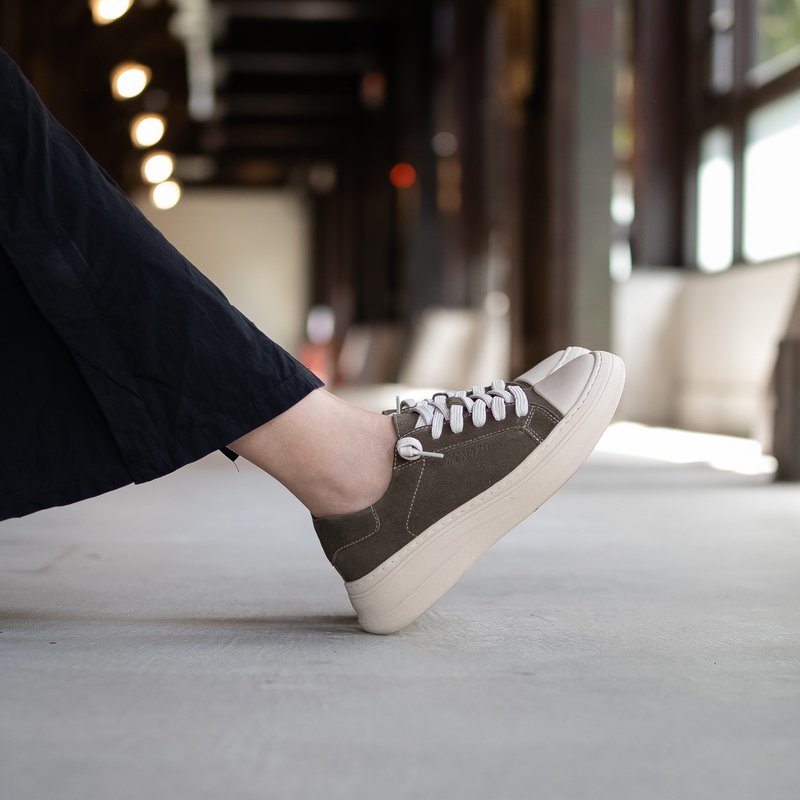 【绝版出清】休闲皮鞋_3M 防水 防污 莫兰绿 - 其他女款皮鞋 - 真皮 绿色