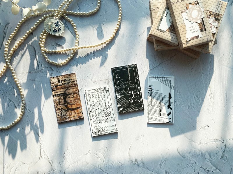 涂鸦文字复古风格相框Memo Pad - 便条纸/标签贴 - 纸 多色