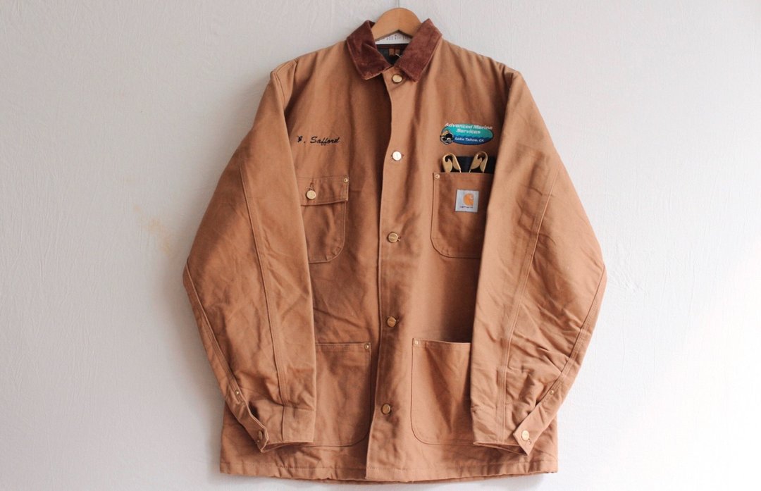 Vintage 外套 / carhartt no.133 tk - 男装外套 - 棉．麻 咖啡色