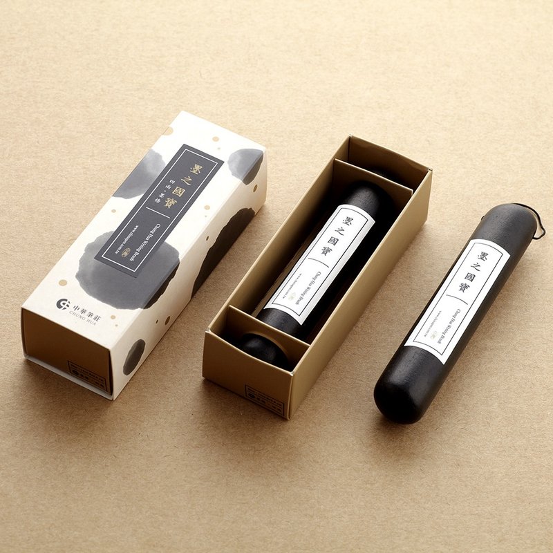 【墨之国宝 - 四两墨杵】超细致松烟140g 好握磨墨-文房用品系列 - 其他书写用品 - 其他材质 黑色