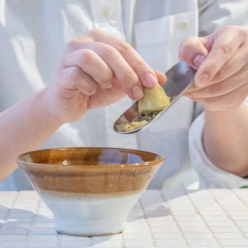 【YOSHIKAWA吉川】日本EATOCO不锈钢Oros磨泥器(M) AS0012 - 餐刀/叉/匙组合 - 不锈钢 银色