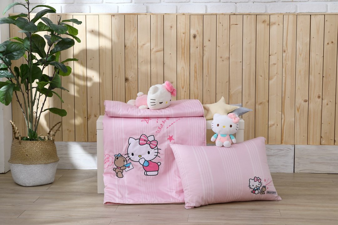 Hello Kitty-四季凉被-高织纱精梳棉-正版授权-台湾制造 - 寝具 - 棉 