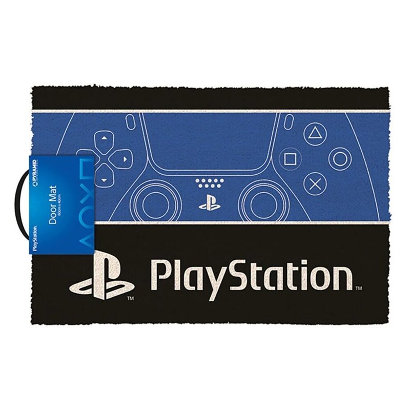 【Playstation】PS5手把X光扫瞄设计 椰壳纤维地垫 - 地垫/地毯 - 植物．花 蓝色
