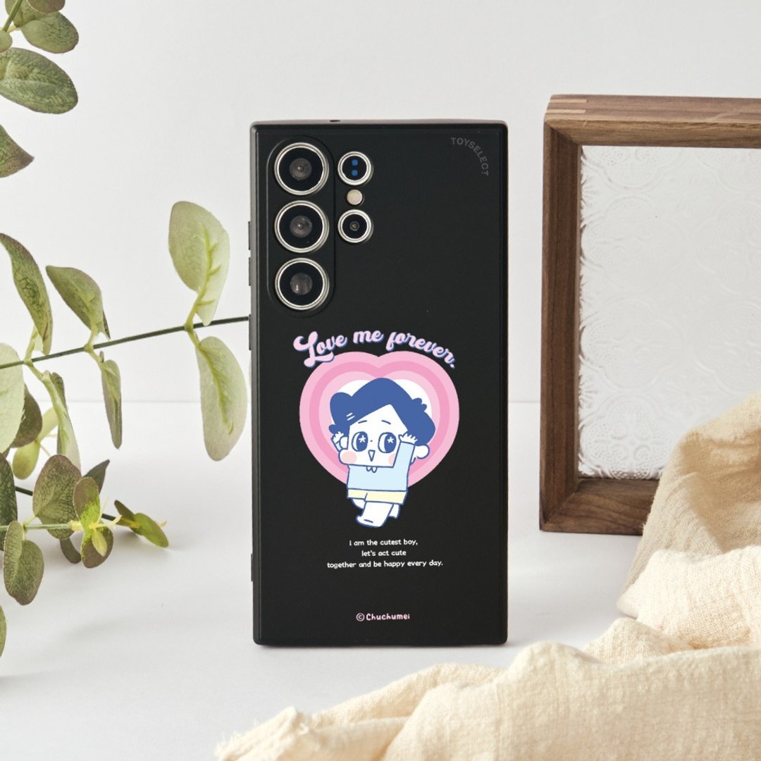 啾啾妹爱我一辈子纯色硅胶SAMSUNG手机壳 - 手机壳/手机套 - 塑料 多色