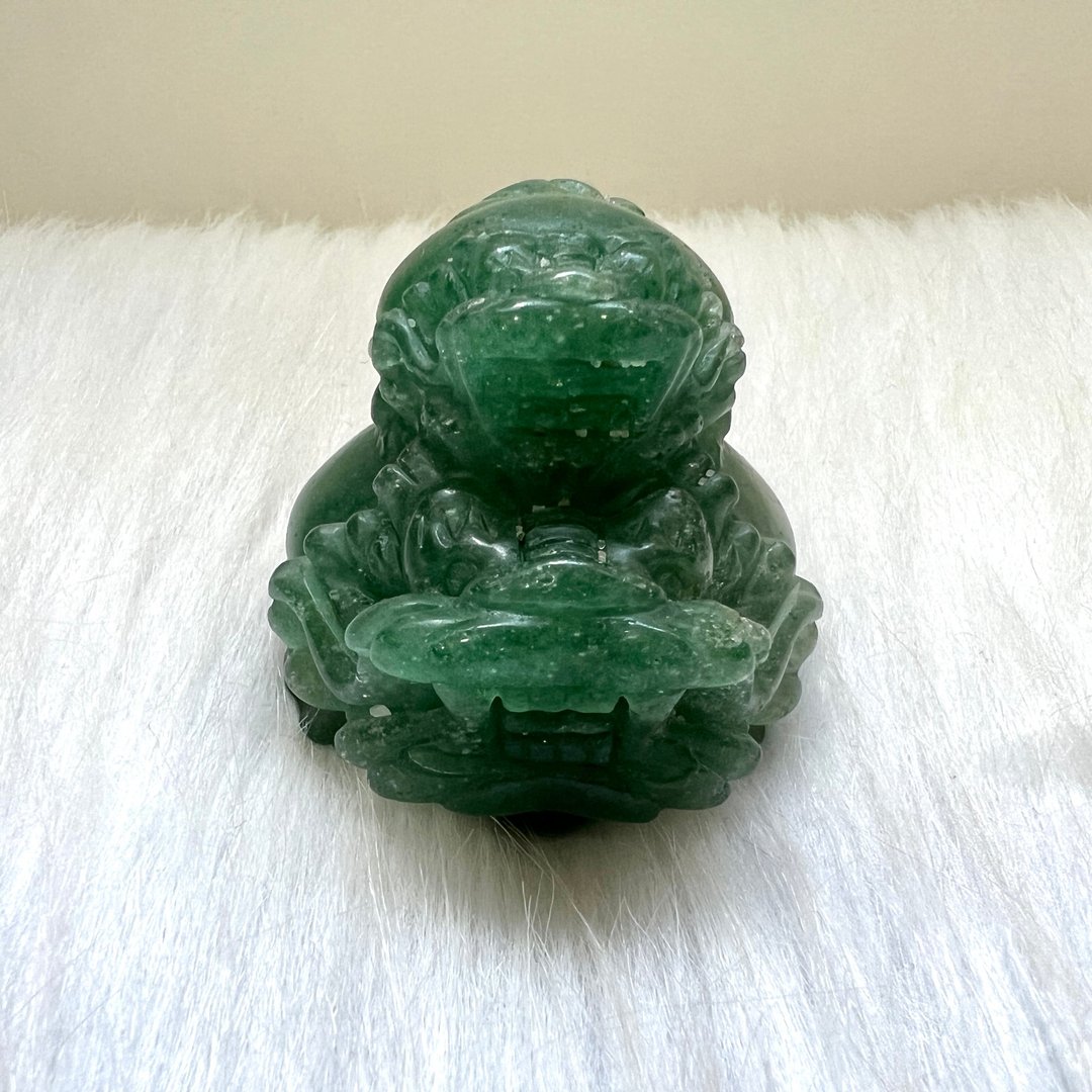 背子绿草莓晶龙龟 | 水晶 | 水晶龙龟 | 水晶摆件 - 摆饰 - 水晶 绿色