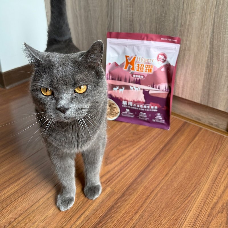 【猫主食】Hyperr超跃 猫咪冻干生食餐 鹿肉 无谷 猫饲料 - 猫罐头/鲜食 - 其他材质 