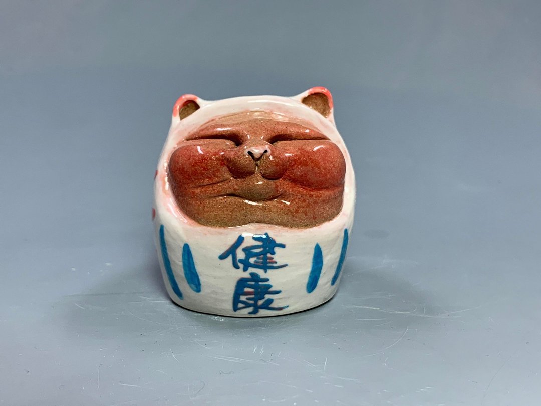 五虎将－健康虎 - 摆饰 - 陶 