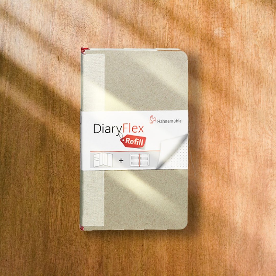 HAHNEMUHLE  DairyFlex素描两用本内页-点点/182*104mm/100gsm - 笔记本/手帐 - 纸 卡其色