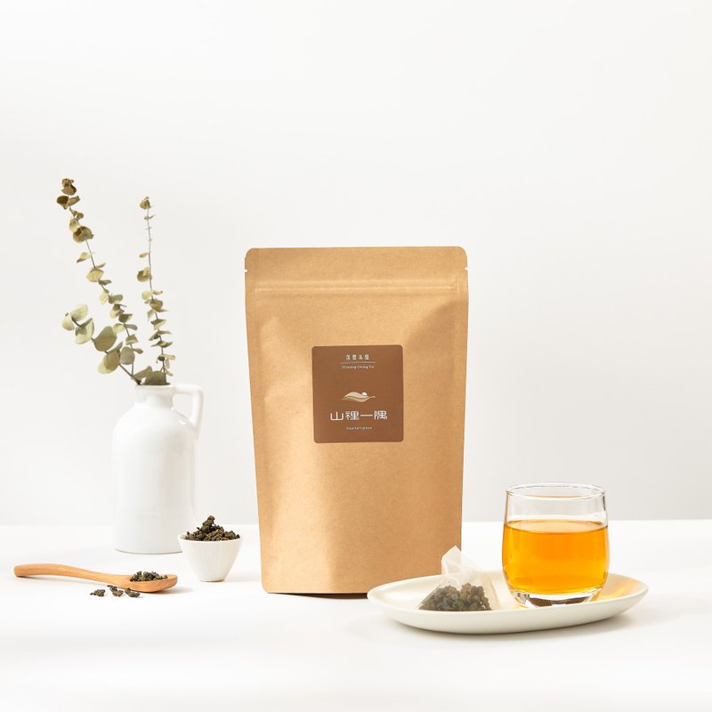 【原叶高品质茶包】落霞乌龙 清甜奶香 适合冷泡热泡三角茶包25入 - 茶 - 其他材质 咖啡色