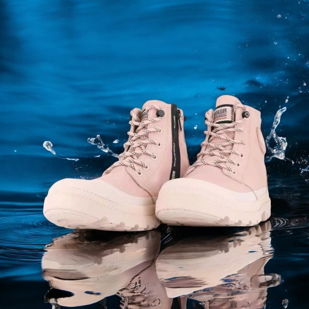 PALLADIUM PAMPA RECYCL LT+ WP+ 拉链防水靴 桃粉 74066 - 雨鞋/雨靴 - 其他材质 多色