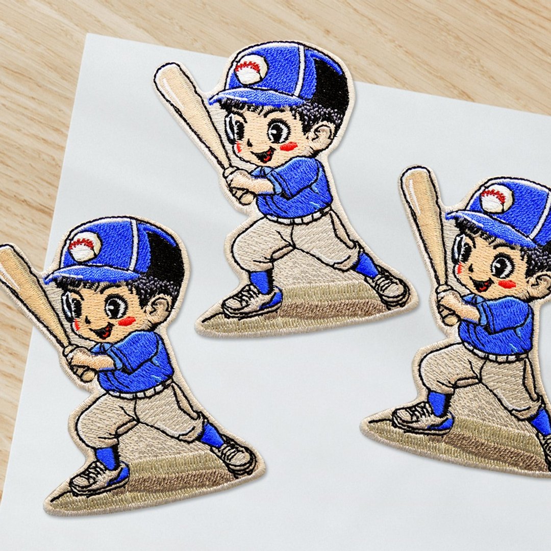 【刺绣布贴】棒球少年 Baseball Boy - 其他 - 绣线 