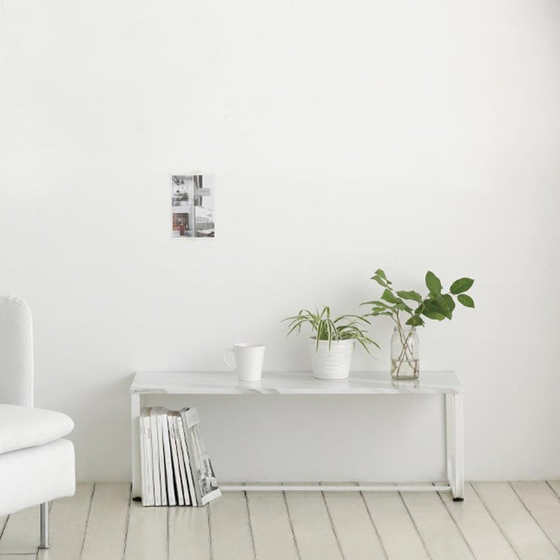 贝克大理石纹茶几 - 餐桌/书桌 - 其他材质 白色