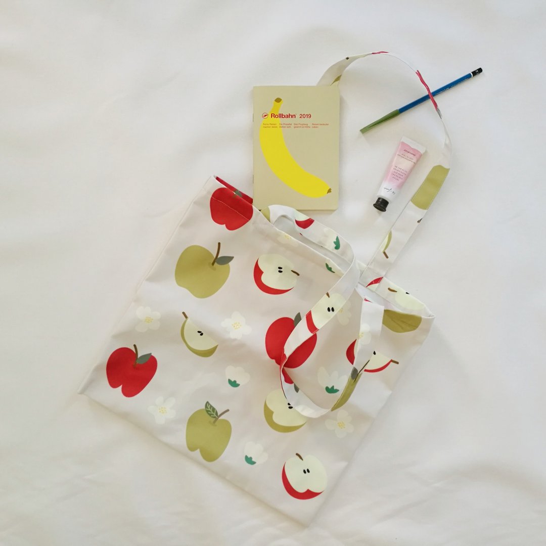 La Pomme Tote Bag - 手提包/手提袋 - 棉．麻 