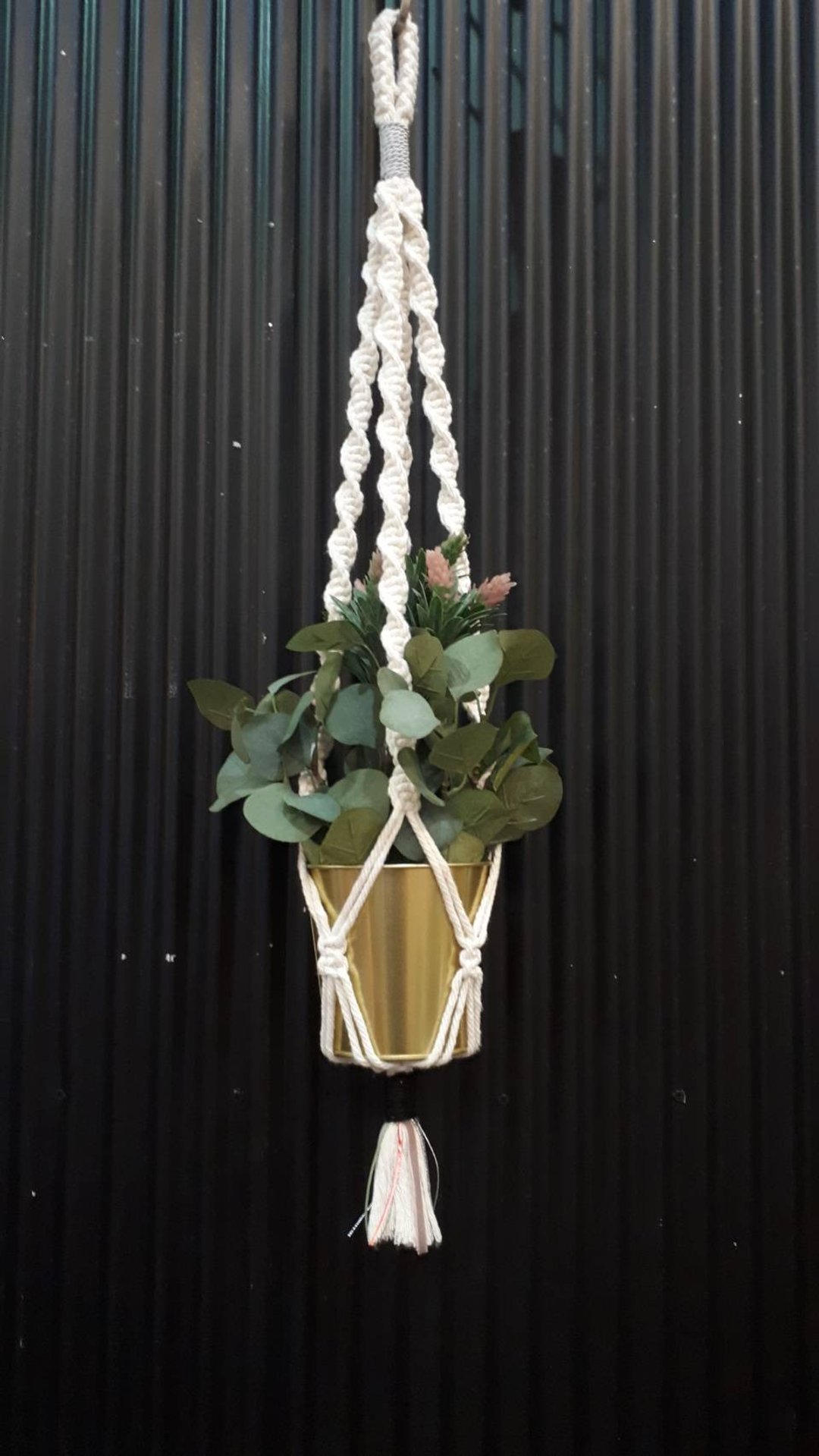  PLANT HANGER  PARADISE SHORT TASSELS - 摆饰 - 其他材质 白色