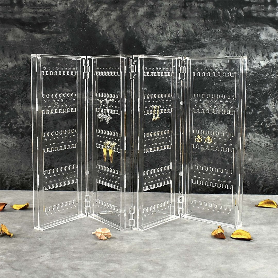 【美的空间】压克力手环耳环饰品展示架防尘收纳盒组 - 收纳用品 - 压克力 透明
