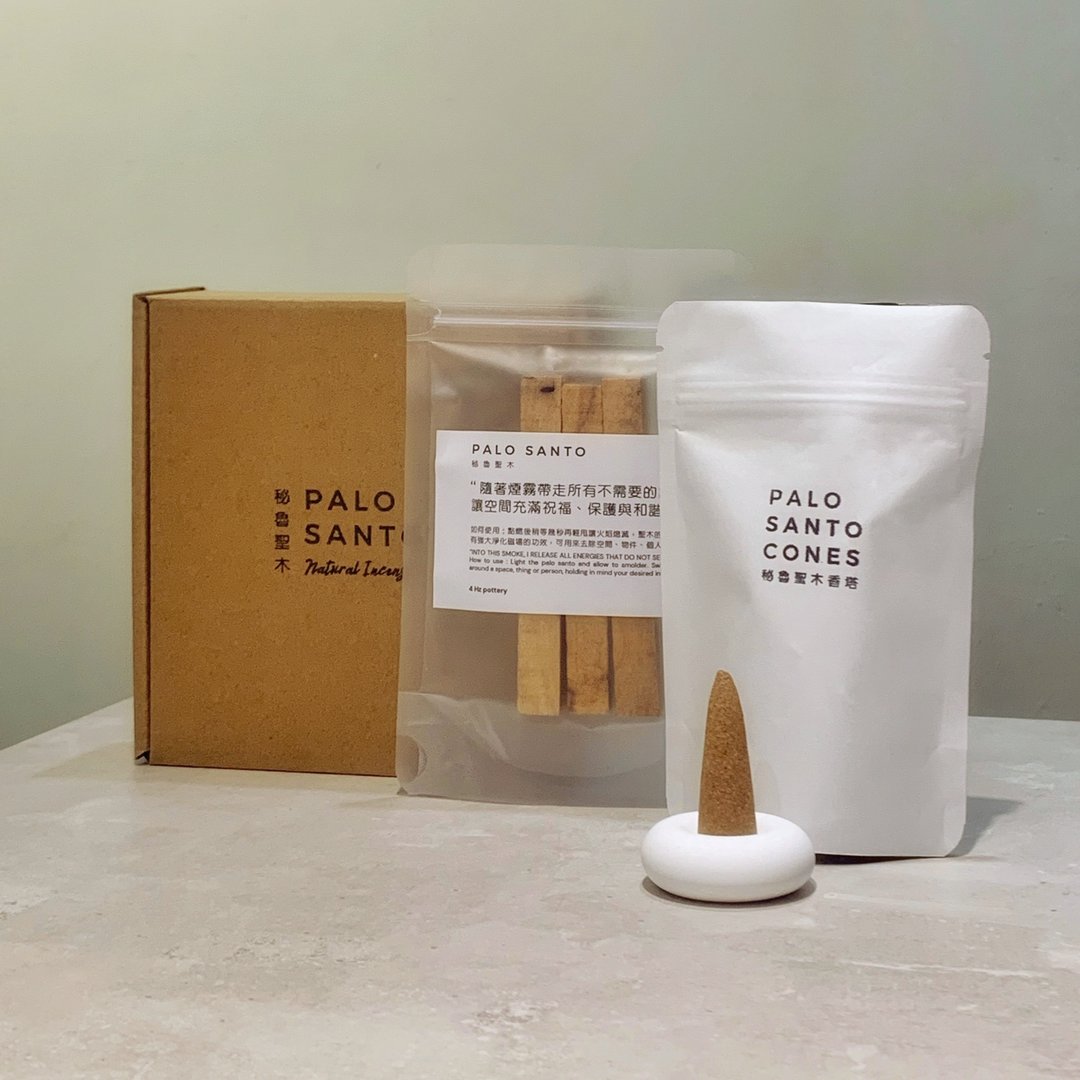 秘鲁圣木礼盒 全方位净化礼品 除秽添福气 Palo Santo - 香薰/精油/线香 - 木头 卡其色