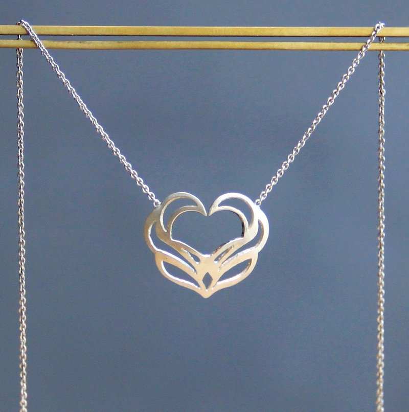 花蕾系列 - 花蕾项链 - 925纯银手作项链 - 项链 - 其他金属 银色