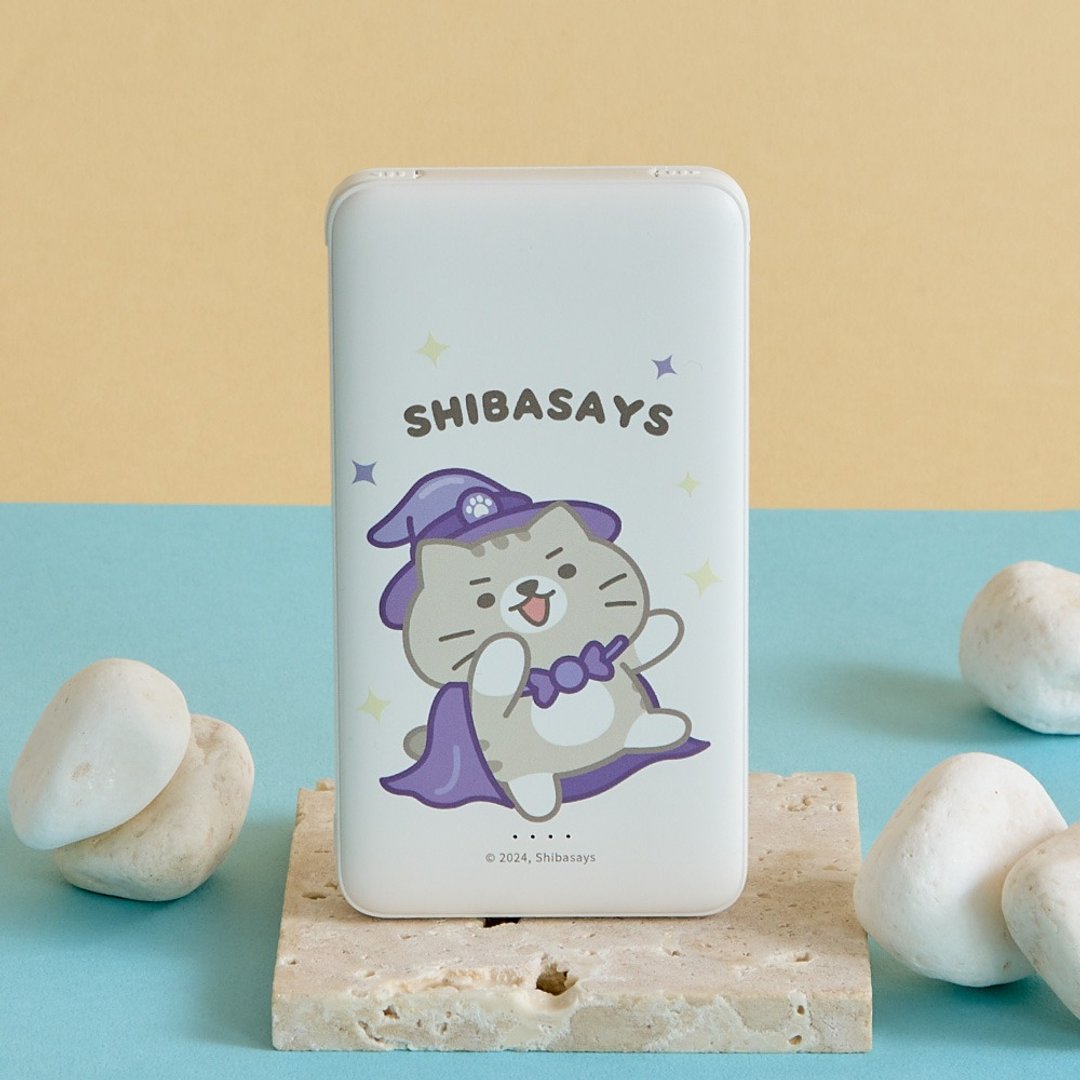 柴语录魔法师太子双线快充10000mAh行动电源 - 充电宝/传输线 - 塑料 多色