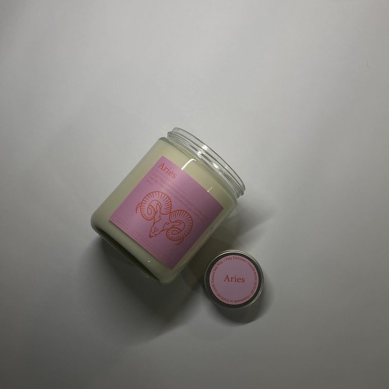 星座系列香氛蜡烛 | 牡羊 ARIES | 227g - 蜡烛/烛台 - 蜡 