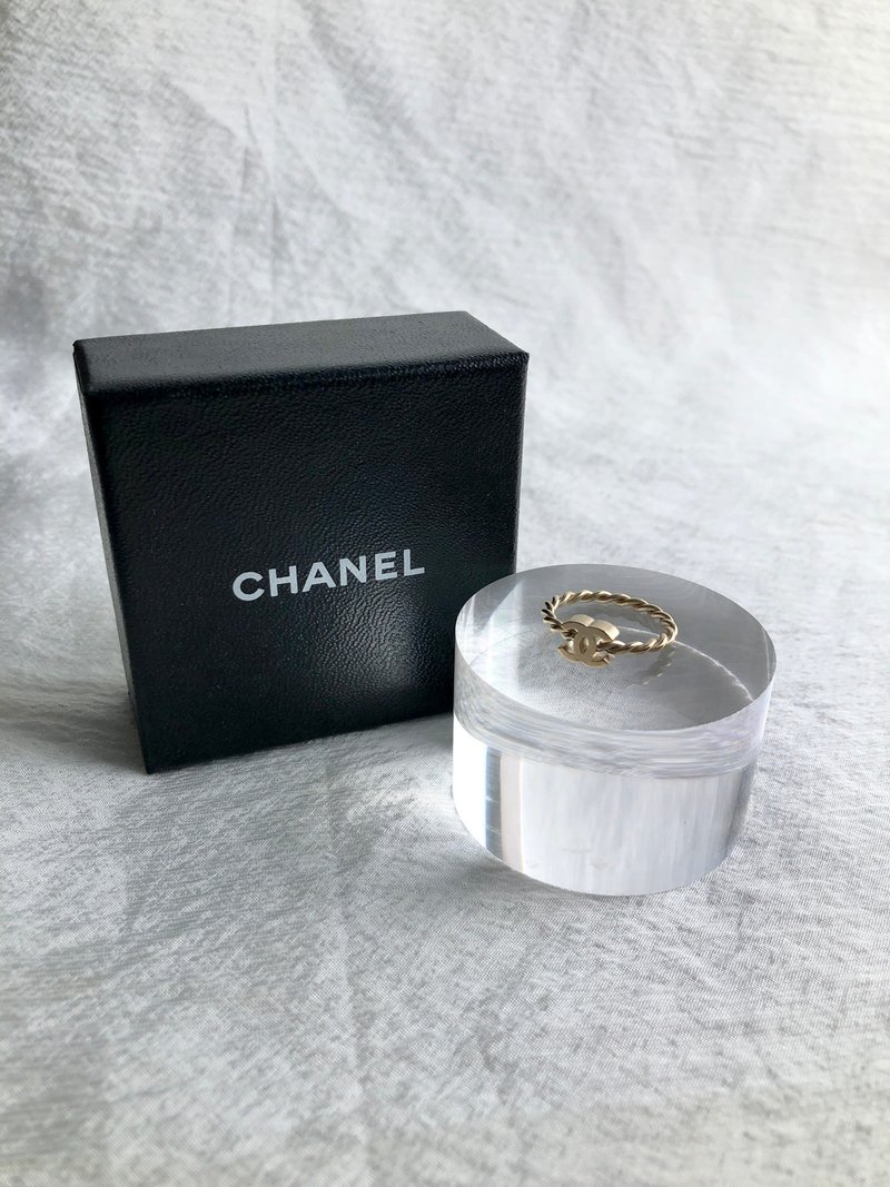 【日本直送，品牌二手包装】CHANEL 戒指金Coco mark 复古老款 ra36g7 - 戒指 - 其他材质 金色