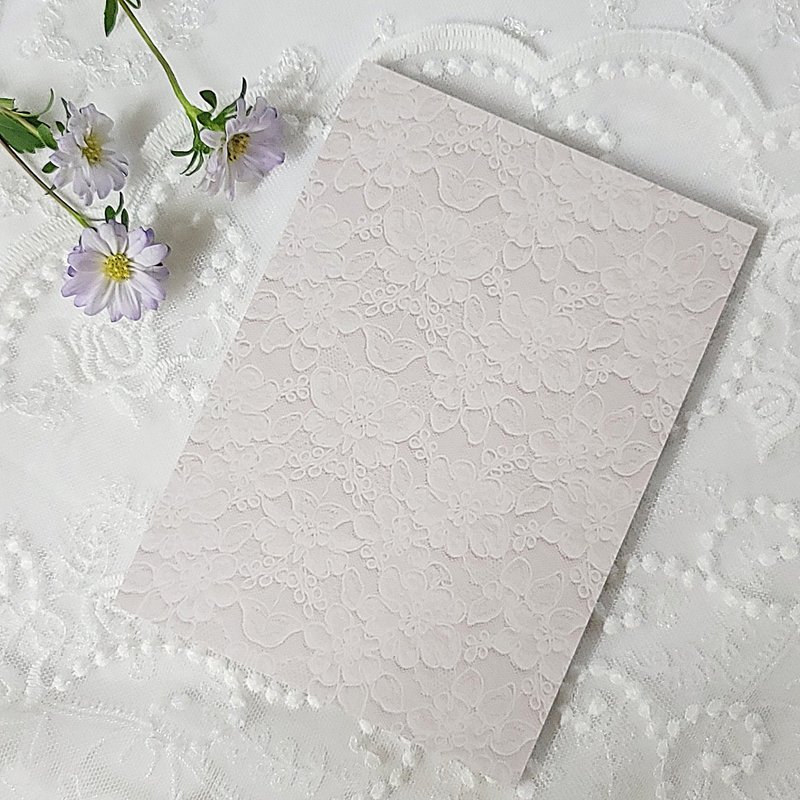 蕾丝纸 - 便条纸/标签贴 - 纸 