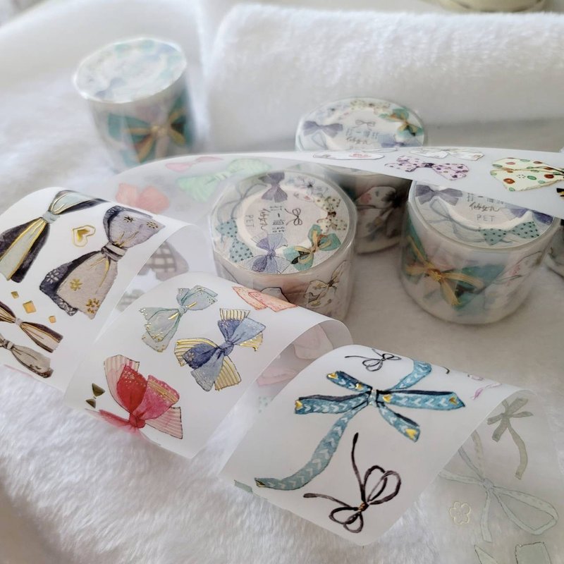 打一个结   (雾面PET  立体烫金) - 纸胶带 - 塑料 