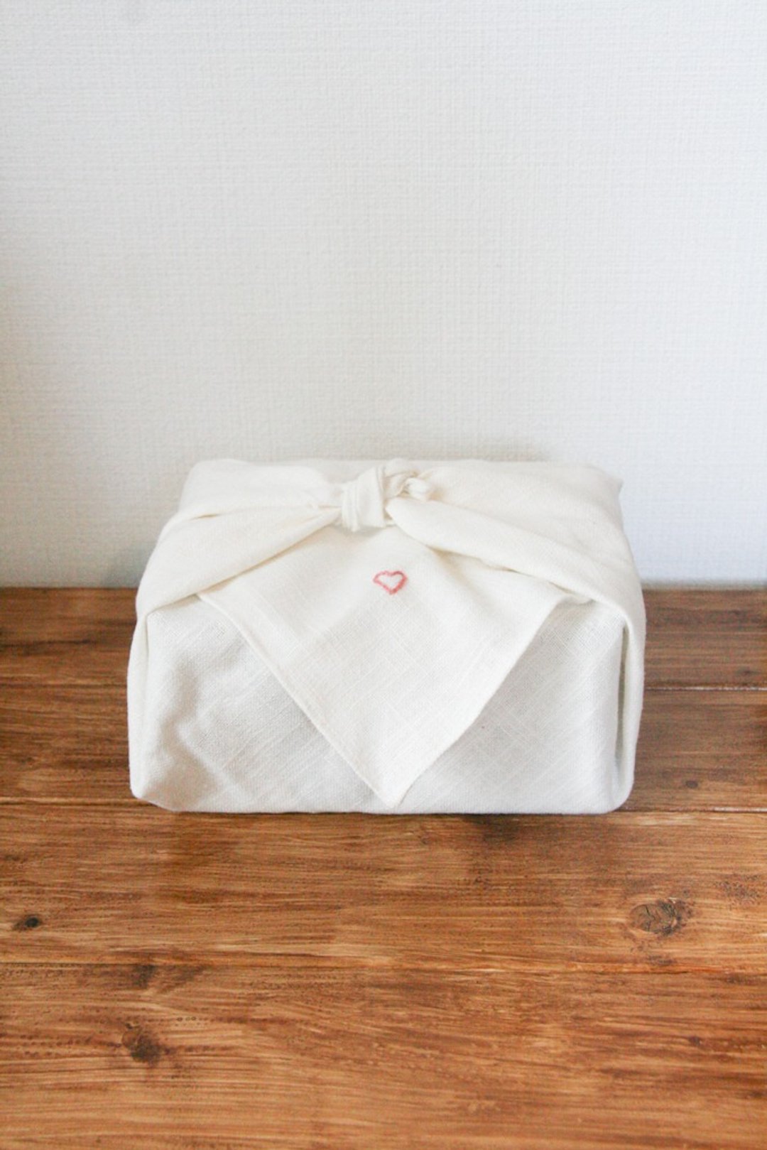 Furoshiki Gingham Check - 手提包/手提袋 - 棉 白色
