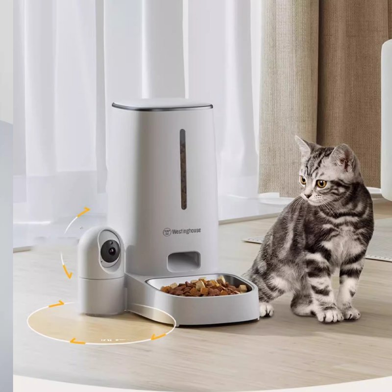 西屋宠物自动喂食器猫碗可视版投食机定时定量视频监控 - 碗/碗架 - 其他材质 