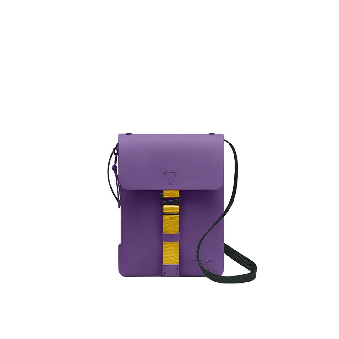 Gaston Luga Splash mini Crossbody 斜背包 -Los Angeles洛杉矶 - 侧背包/斜挎包 - 其他材质 紫色