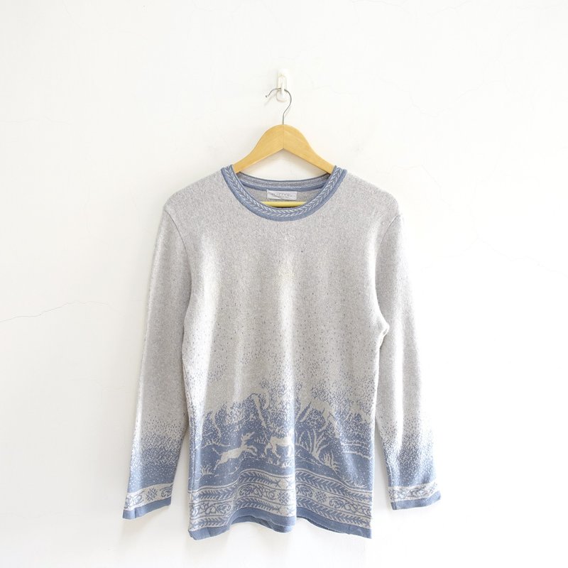 │Slowly│ 银色雪花-古着毛衣│vintage.复古.文艺.日本制 - 女装针织衫/毛衣 - 聚酯纤维 多色