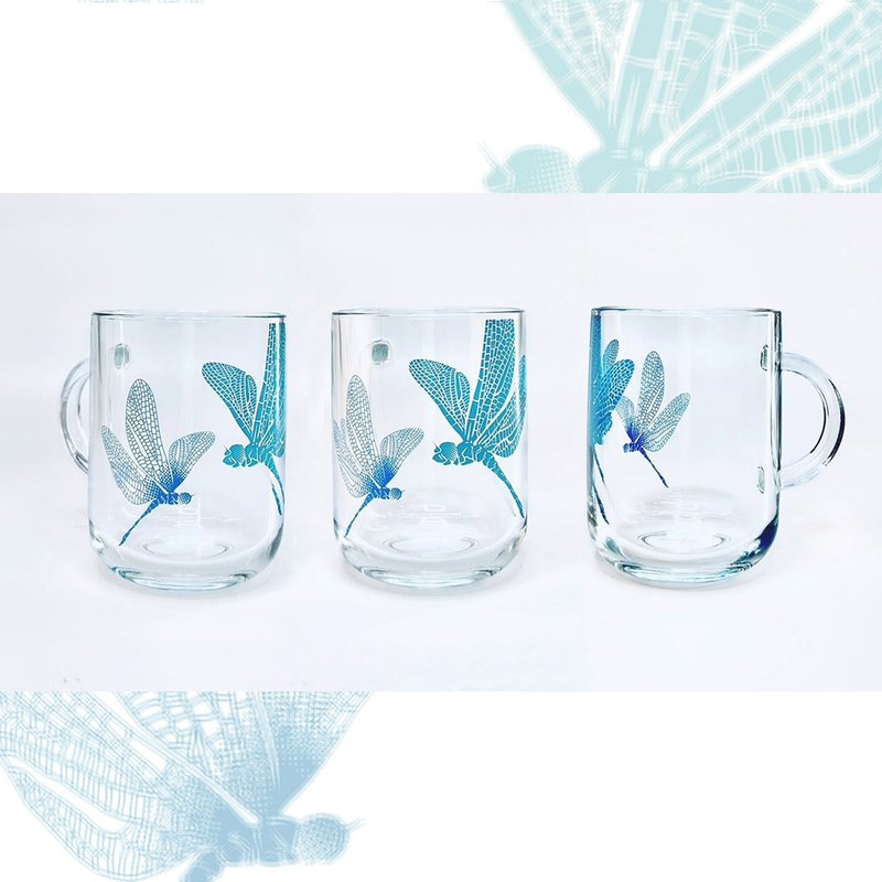点水蜻蜓 玻璃马克杯 - 咖啡杯/马克杯 - 玻璃 透明