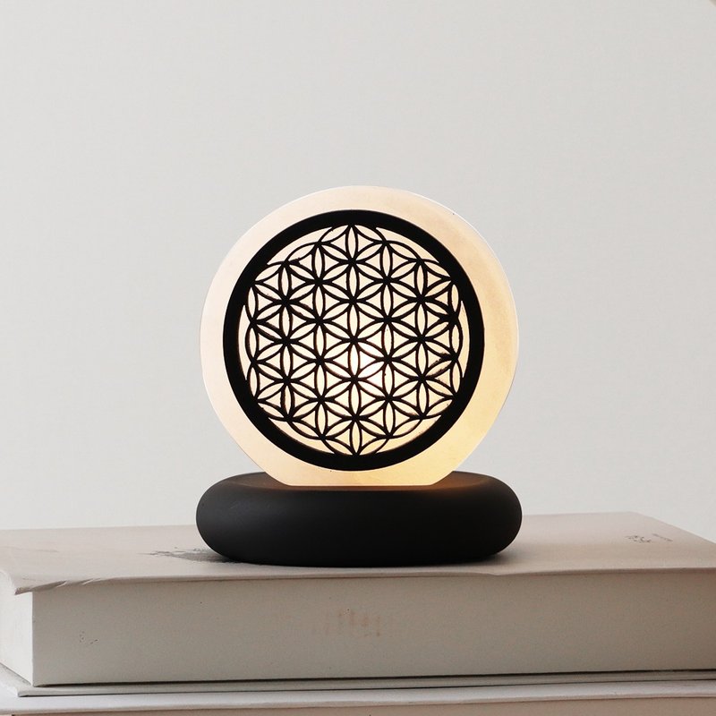 生命之花  l 小剪影 l 多款选择  l 疗愈空间 瑜珈 I 盐灯 - 摆饰 - 其他材质 黄色