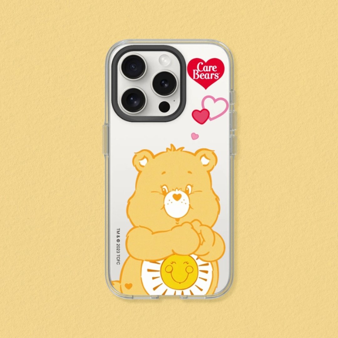 Clear透明防摔手机壳∣Care Bears/Funshine Bear for iPhone - 手机壳/手机套 - 塑料 透明