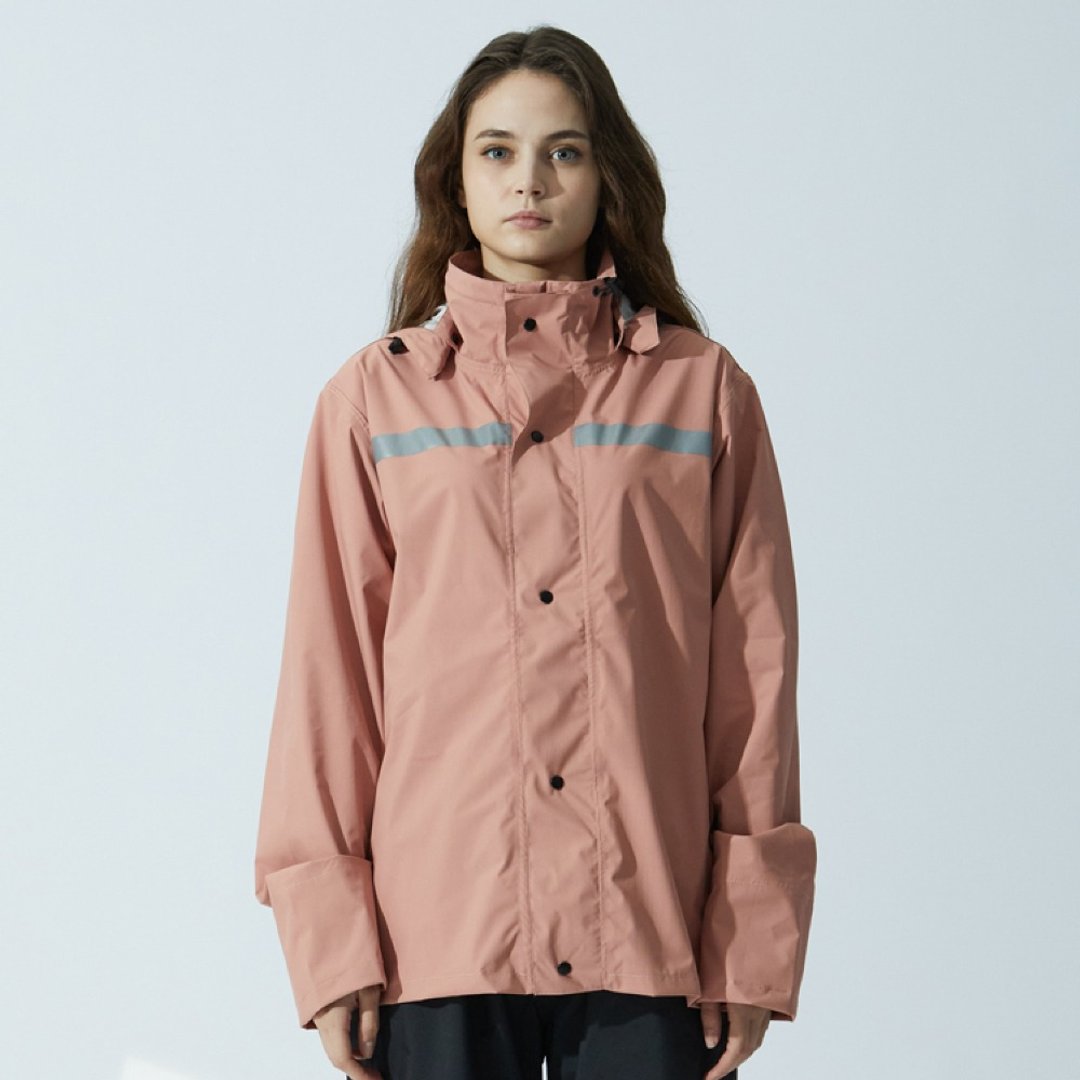 新品上市 /Simple Forward/ 轻量成套式雨衣裤-干燥玫瑰 - 雨伞/雨衣 - 尼龙 粉红色