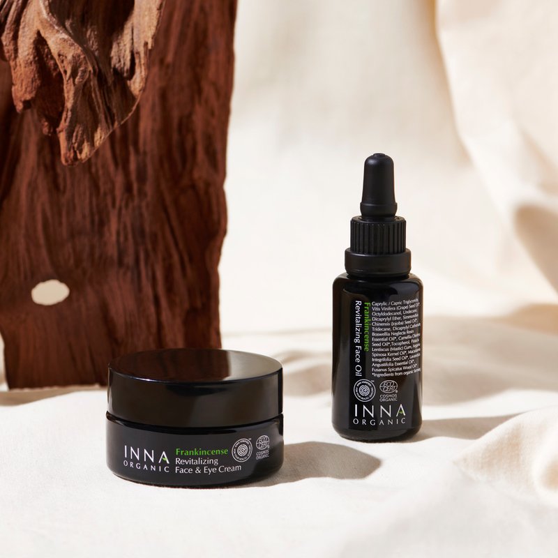 乳香抗老双效组 | 乳霜 X 精华油 | 抗老紧致、保湿抚纹 - 日霜/晚霜 - 其他材质 黑色