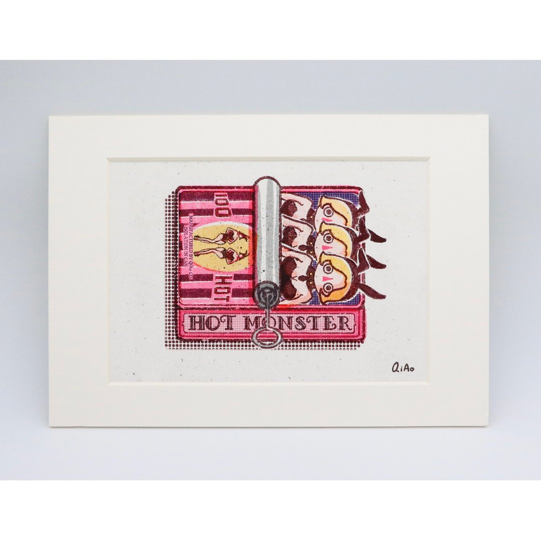 兔女郎艺术印刷品 - 海报/装饰画/版画 - 其他金属 蓝色