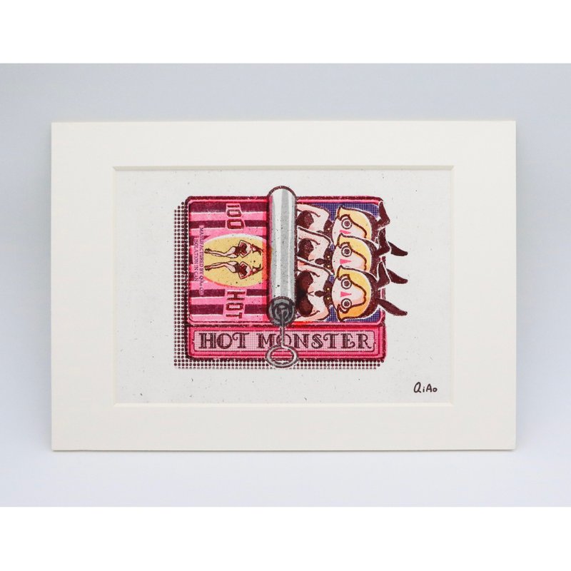 兔女郎艺术印刷品 - 海报/装饰画/版画 - 其他金属 蓝色