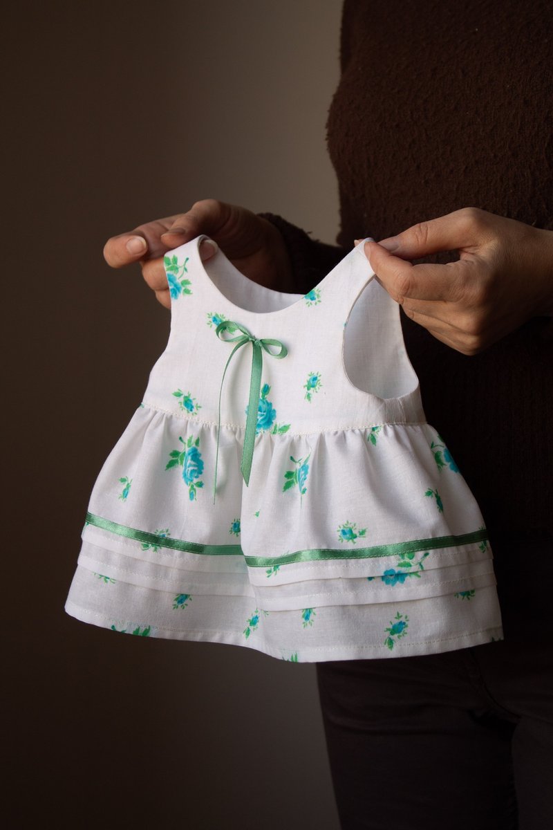 43 厘米或 16-18 寸泰迪熊连身裙图案 pdf 英文版 - 手工艺教程/工具书 - 其他材质 