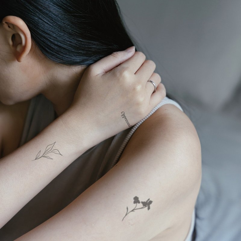 Symbolize 纹身贴 2入 - 贴纸 - 其他材质 白色