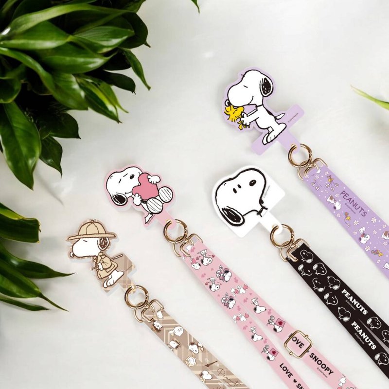 SNOOPY 史努比 多功能手机夹片挂绳夹片组 - 手机配件 - 其他材质 多色