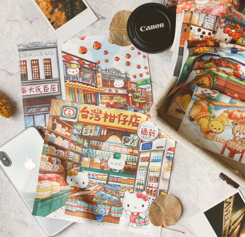 Hello Kitty万用布 12款台湾限定 =布漾独家设计= 三丽鸥官方授权 - 眼镜盒/眼镜布 - 其他材质 多色