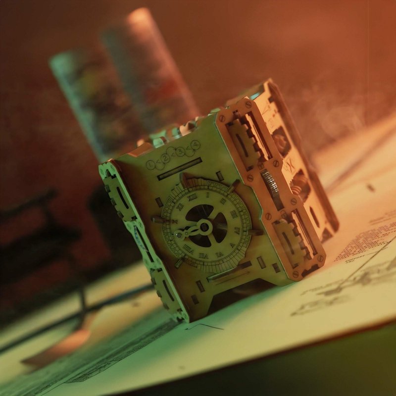 德国益智机关盒/特斯拉的失落发明 - 桌游/玩具 - 木头 