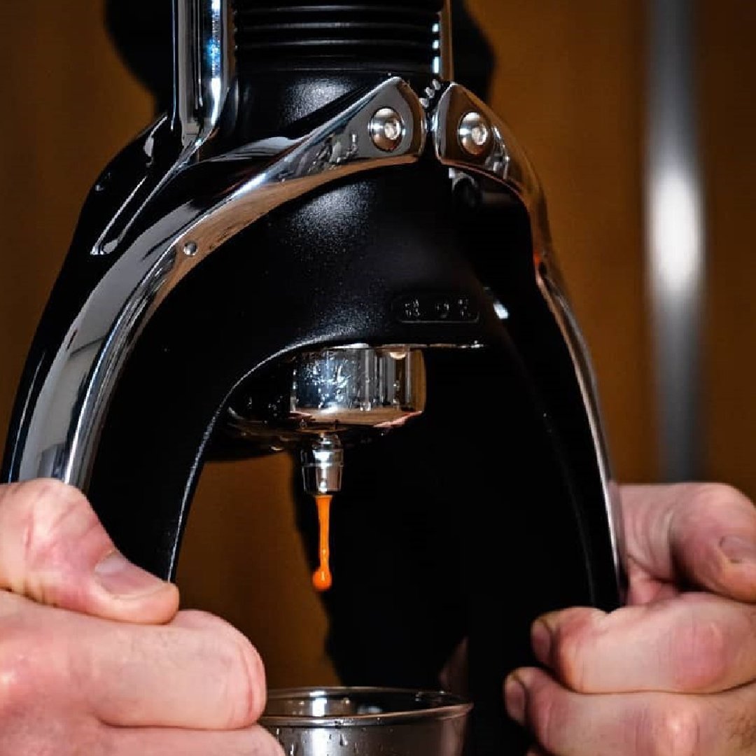 【英国】ROK Espresso Maker 手压式萃取浓缩咖啡机 (暗夜黑) - 咖啡壶/周边 - 不锈钢 黑色
