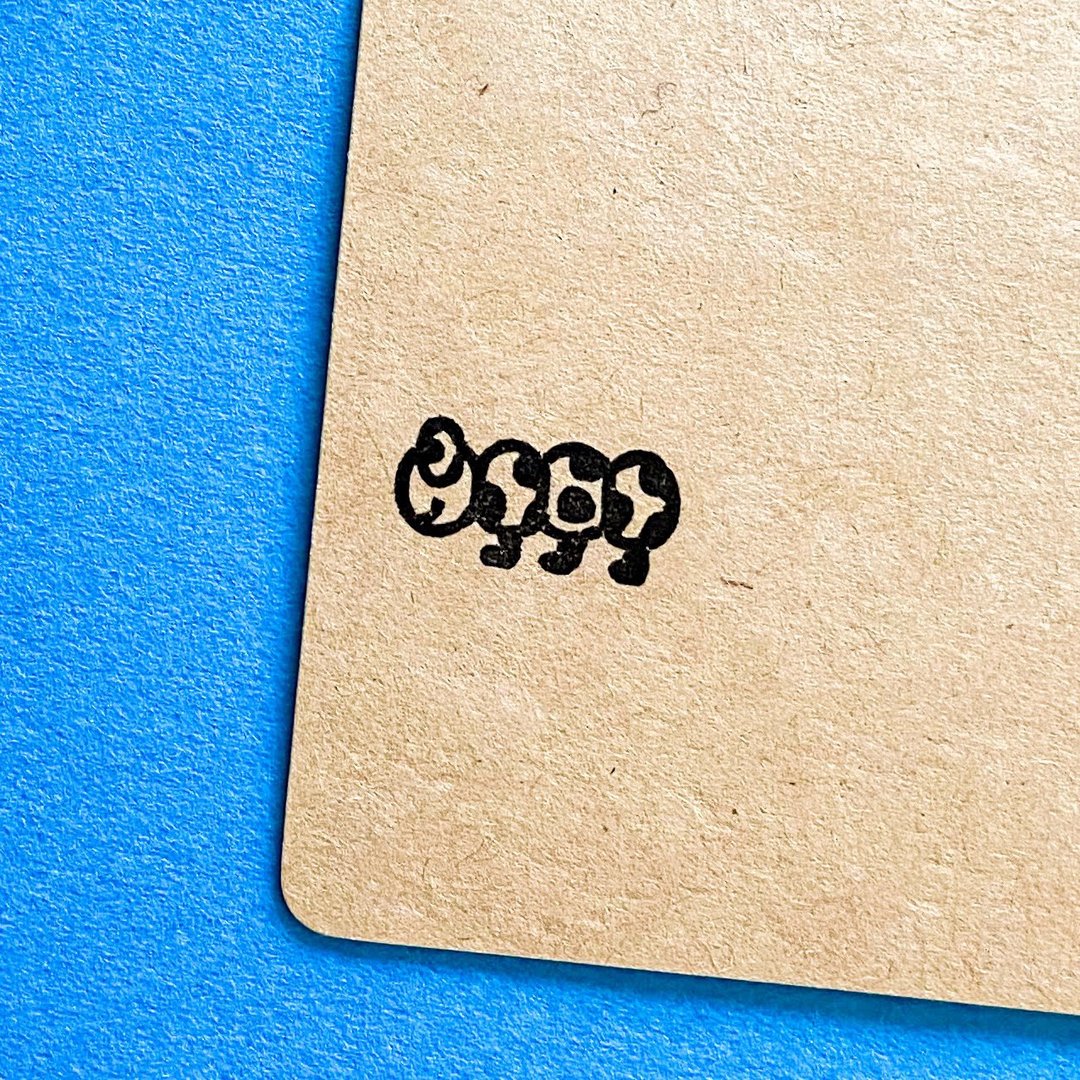 Caterpillar 03・ rubber stamp - 印章/印台 - 橡胶 白色
