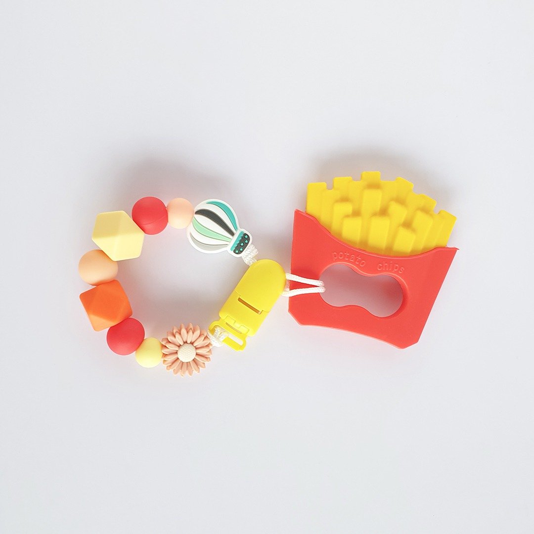 定制化 23厘米 9颗 热气球 雏菊 薯条固齿器 - 玩具/玩偶 - 其他材质 黄色