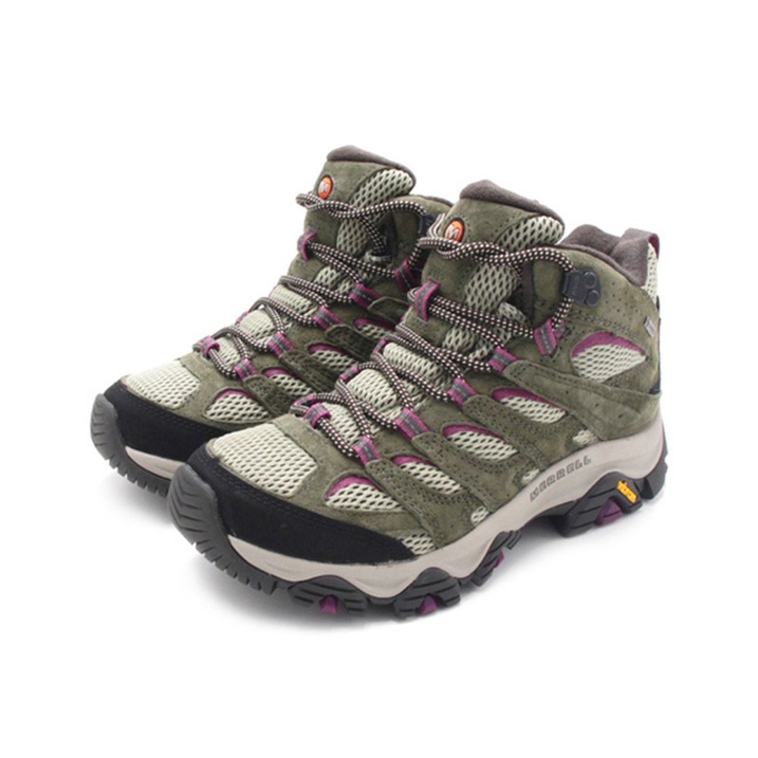MERRELL(女)MOAB 3 MID GORE-TEX防水登山中筒鞋 女鞋-绿 - 女款运动鞋/球鞋 - 防水材质 