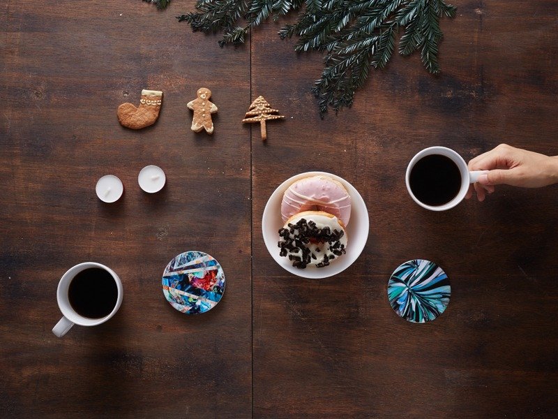 Snupped Ceramic Coaster - 组合2入礼物 - 陶瓷杯垫 - 杯垫 - 其他材质 