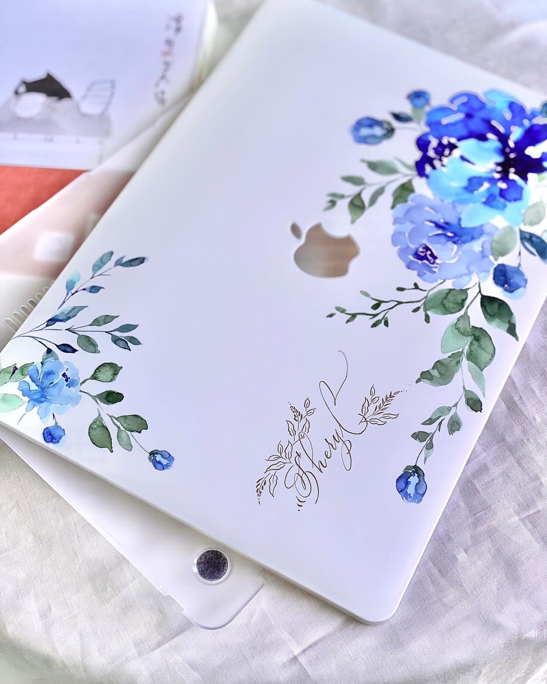 【定制化礼物】电脑保护壳 笔电 MacBook Pro/Air 13 自家设计 - 平板/电脑保护壳 - 塑料 蓝色